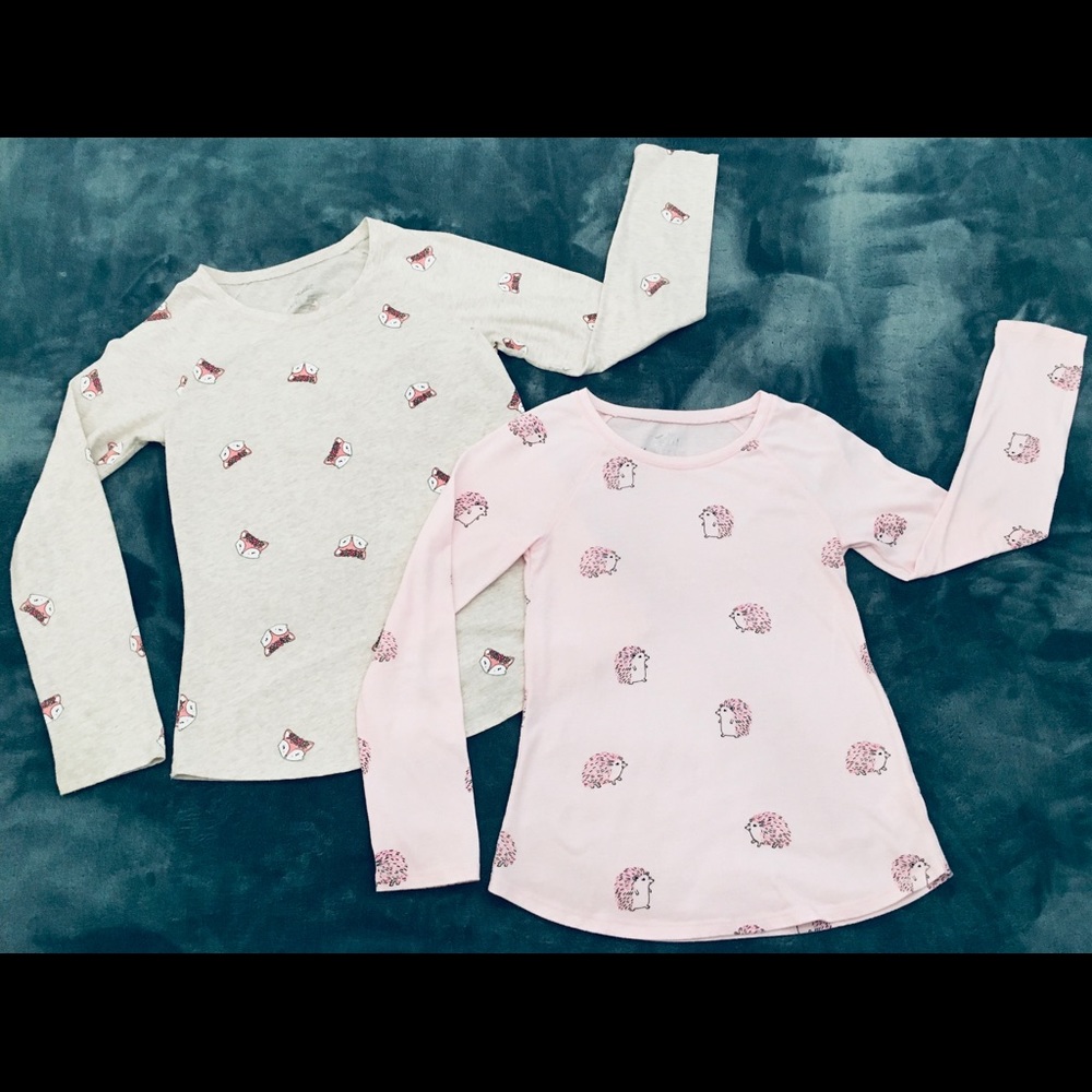 Justice Brand Lot Big Girls 14/16 Long Sleeve Tee